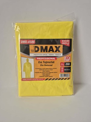 Dmax Eva Yağmurluk – Sarı Renk, Su Geçirmez, 66X115 cm (Professional)