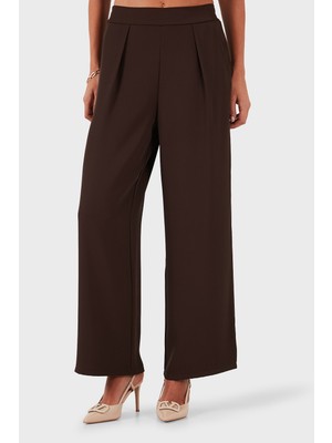 Viadante Via Dante Regular Fit Normal Bel Geniş Paça Pantolon Bayan Pantolon 268755092