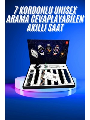 Ceylan Adam Akıllı Saat Çoklu Kordon Seçenekli Dokunmatik Ekran Nabız Sensörlü