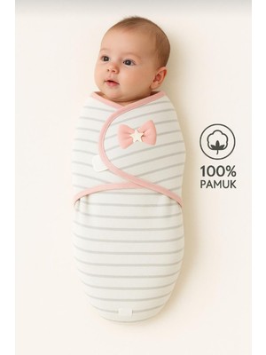 Mimocan 0- 4 Ay Bebek Için Pamuk Kundak, Cırt Cırtlı, Yumuşak Penye Kumaş, Nefes Alan Kumas