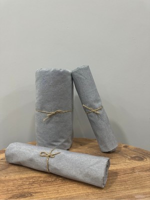 Dafne Moda Çarşaf Seti Çift Kişilik Antrasit