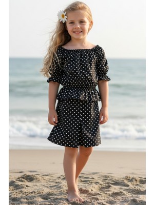 Parla Kids Kız Çocuk Alina Madonna Pudra Pembe Etek Bluz Takım