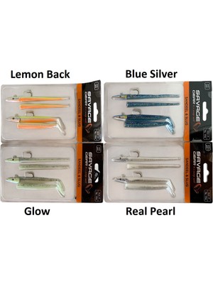 Savage Gear Sandeel And Slug 10CM 10GR 4+2 Adet Suni Silikon Yem