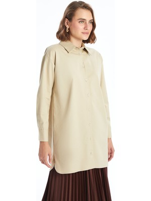 Lc Waikiki Yeni Sezon Düz Oversize Kadın Gömlek Tunik
