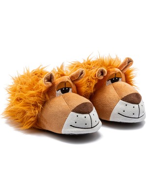 Twigy Aslan Kadın, Garson Boy Hayvanlı Panduf Bej 36/41