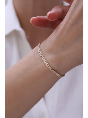 Yavuz Kuyumculuk 14 Ayar Altın Sık Gurmet Bileklik