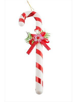 Bijuteri Net Baston Yılbaşı Ağaç Süsü 30 cm