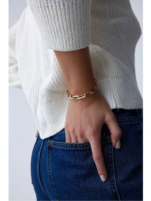 Yavuz Kuyumculuk 14 Ayar Altın Ataş Bileklik