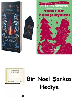 Artemis Yayınları Kütüphanenin Sakladıkları + Tuhaf Bir Yılbaşı Öyküsü + Bir Noel Şarkısı