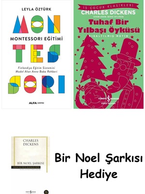 Alfa Yayınları Montessori Eğitimi + Tuhaf Bir Yılbaşı Öyküsü + Bir Noel Şarkısı