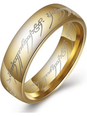 Dükkan Design Lord Of The Rings Altın Rengi Yüzük Kolye