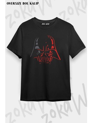 Unisex Oversize Kalıp Star Wars 52 Tasarım Baskılı Tshirt