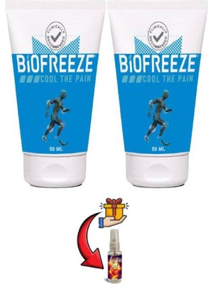 Biofreeze  Masaj Kremi  50 ml x 2 Ad+Masaj Yağı ile