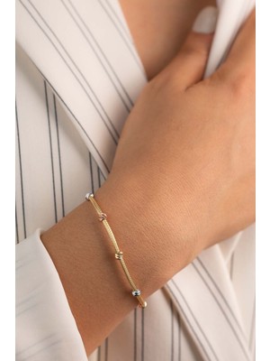 Yavuz Kuyumculuk Altın Dorika Toplu Tek Sıra Bileklik