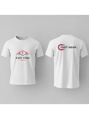 Hediye Vakti Kurumsal Logolu Ön ve Arka Baskılı Tişört – Firma Tanıtımına Özel Promosyon Ürünü