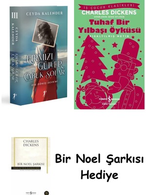 Artemis Yayınları Kırmızı Güller Çabuk Solar 3 - Eve Dönüş Devrimi + Tuhaf Bir Yılbaşı Öyküsü + Bir Noel Şarkısı