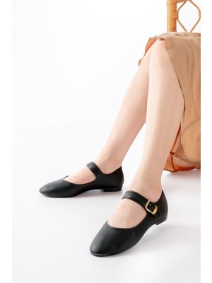 İnfon Ayakkabı Marketi 2606 Siyah Baretli Günlük Bayan Ayakkabı