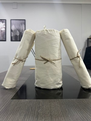 Dafne Moda Çarşaf Seti Battal Boy Ekru