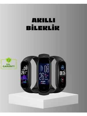 Ceylan Adam Akıllı Bileklik Adım Sayarlı Kalori Takipli Bildirim Uyumlu IP67