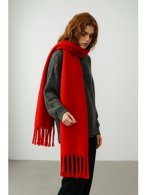 SF Collection Kadın Yumuşak Dokulu Soft Atkı Omuz Şalı