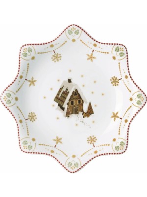 Hutschenreuther Yıldız Tabak 25 cm Christmas Love-Tekli