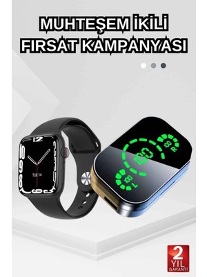 Ceylan Adam Dokunmatik Akıllı Saat Yeni Nesil Kulaklık Kampanyası Anc Özelliği Yüksek Ses Kaliteli