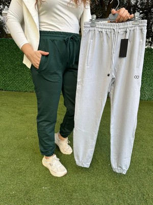 bebexy Lastikli  Paça  Gri Eşofman Altı