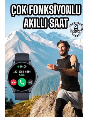 Ceylan Adam Akıllı Saat Çok Fonksiyonlu Sesli Görüşme Nfc Uyumlu Amoled Ekran