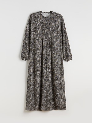 Lc Waikiki Yeni Sezon Bisiklet Yaka Desenli Elbise