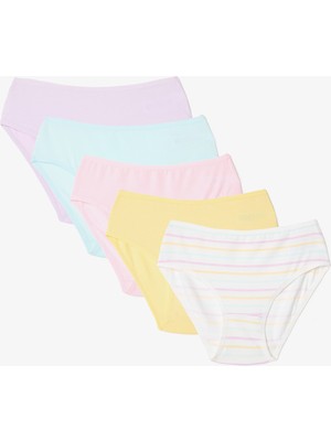 Penti Kız Çocuk Stripe Çok Renkli 5'li Slip