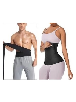 ogonline Sauna Suit - Bele Dolamalı 3 Metre Uzunluğunda Bele Sarmalı Korse Kemer