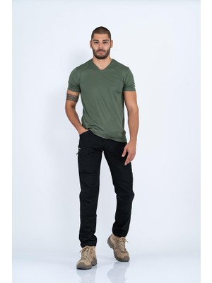 Komando Pazarı Combat Tactical Outdoor Taktik Pantolon Ripstop Kışlık Çok Cepli Kargo Pantolonu - 501