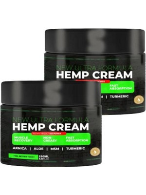 Süper He.mp Cream  Rahatlatıcı Bakım Kremi 250 ml x 2 Adet