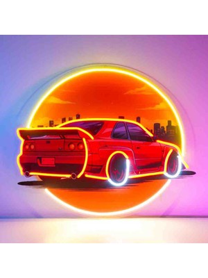 Kamer Neon LED Işıklı Pop Art Sanatsal Tablo