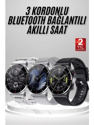 Ceylan Adam Akıllı Saat Amoled Ekran Bluetooth Bağlantılı Sesli Görüşme Nabız Ölçer