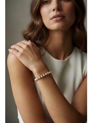 Birinci1926 Dört Tırnaklı Doğal Inci Bileklik