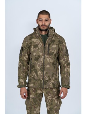 Komando Pazarı Combat Tactical Outdoor Taktik Su ve Rüzgâr Geçirmez Softjell Mont Motorcu Montu - 305C