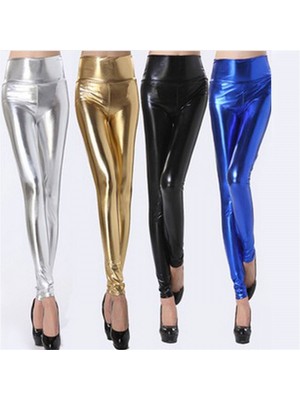 Pilelistore  B101429 Yülsek Bel Parlak Tayt