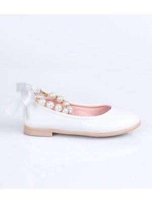 K.103 Bilek Incili Babet F. Beyaz - 35