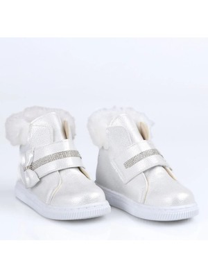 Sema Kids Taşlı Fiyonk Bot P. Beyaz - 29