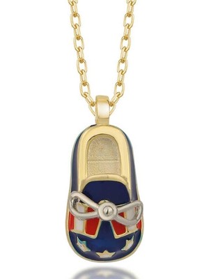 Gumush Hk Gümüş Kadın Kolye Gold Erkek Çocuk Pabuç |Gümüş Takı Hediyelik Ürünler