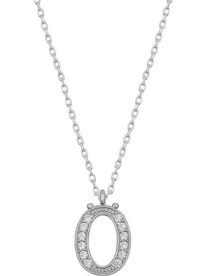 Gumush Hk Gümüş Kadın Kolye Rodyum Ö Harfi |Gümüş Takı Hediyelik Ürünler