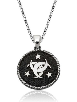 Gumush Hk Gümüş Erkek Kolye Teşkilat-ı Mahsusa |Gümüş Takı Hediyelik Ürünler