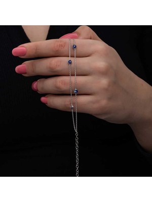 Gumush Hk Gümüş Kadın Bileklik Nazar |Gümüş Takı Hediyelik Ürünler