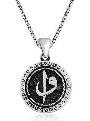 Gumush Hk Gümüş Erkek Kolye Elif Vav |Gümüş Takı Hediyelik Ürünler