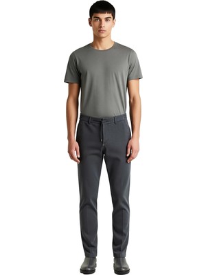 Ersefa Erkek Koyu Kahve Düz Dokulu Regular Fit Pantolon Fonksiyonel Dayanıklı Kaliteli Konforlu Şık