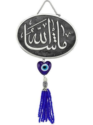 Gumush Hk Gümüş Ayet Püsküllü Maşallah Yazılı|Gümüş Takı Hediyelik Ürünler