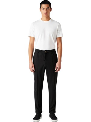 Ersefa Erkek Düz Kesim Kordonlu Jogger Pantolon Fonksiyonel Dayanıklı Kaliteli Konforlu Estetik Şık