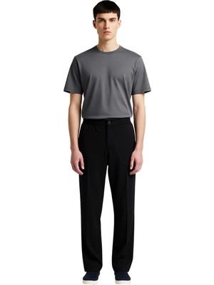 Ersefa Büyük Beden Kadın Düz Kesim Yüksek Bel Pantolon Fonksiyonel Dayanıklı Kaliteli Konforlu Şık