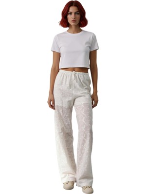 Ersefa Kadin Brode Dokuma Duz Kesim Pantolon Fonksiyonel Dayanıklı Kaliteli Konforlu Estetik Spor